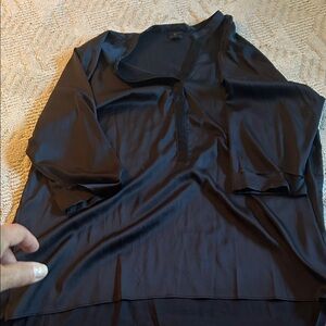 Worthington Black Satin Blouse